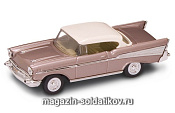 Масштабная модель в сборе и окраске «Chevrolet Bel Air» 1957 г., 1/43 Yat Ming - фото