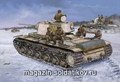 Сборная модель из пластика Танк KV-1 (1942 Heavy cast Turret) (1/48) Hobbyboss - фото