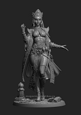 Сказки Старой Руси: Василиса Премудрая - «Царевна Лягушка»80 мм (1/22) Chronos miniatures - фото