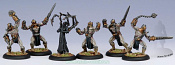 Сборные фигуры из металла PIP 42005 Cryx Allies Cephalyx and Drudge Mind Slaves Unit BOX Warmachine - фото