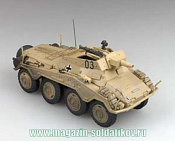 Масштабная модель в сборе и окраске Бронеавтомобиль SD.KFZ.234/3 3.Pz.Div., Hungary, Feb. 1945, Panzerstahl - фото