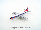 Масштабная модель в сборе и окраске Д Самолет в сборе Ansett-ANA L-188 Electra Dragon - фото