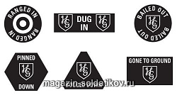 TK017 Hermann G ring Division Token Set. (15 мм) Flames of war (TD017) (TD017)