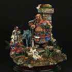 Сборная миниатюра из смолы Ferridaar Sharp-Axe 120 mm, Legion Miniatures (LM120-010) (LM120-010)