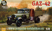 Сборная модель из пластика ГАЗ-42 Советский грузовик. MW Military Wheels (1/72) - фото