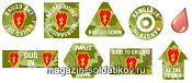 Tropic Lightning Counters & Tokens (15мм) Flames of War - фото