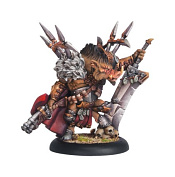 Сборная миниатюра из металла PIP 75027 Minion Farrow Warlock Lord Carver, BMMD, Esq. III BLI Warmachine - фото