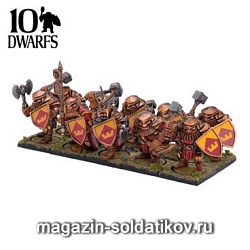 Сборные фигуры из пластика Бронированное Командование Гномов, Mantic (MGKWD12-1) (MGKWD12-1)