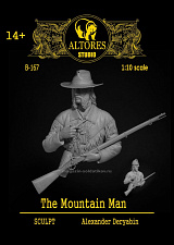Бюст из смолы Траппер (Охотник) 1:10, Altores Studio - фото