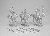 Сборные фигуры из металла Татарская конница (набор из 3фигур), 28 мм, Кордегардия (Москва)/TRIZUB (Украина) - фото