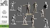 Сборные фигуры из смолы Танковый ремонтный батальон, 1:72, Alex miniatures - фото