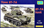 Сборная модель из пластика Танк БТ-7А UM (1/72) - фото