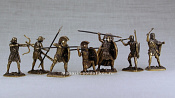 Миниатюра из бронзы 479BC 101-107 Греки. Битва при Платеях , 479 год до н.э. (набор из 7 фигур) 40 мм, Седьмая миниатюра - фото