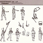 Солдатики из пластика Napoleonic Prussian Infantry (Command) 28 mm, Hat (28015) (28015)