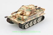 Масштабная модель в сборе и окраске Тигр I (ранний)-sPzAbt.508, Италия，1943 1:72 Easy Model - фото