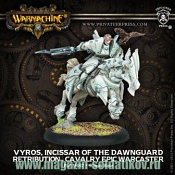 Сборная миниатюра из металла PIP 35047 Retribution Vyros Warcaster BLI, Warmachine - фото