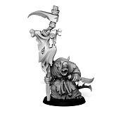Plague monk Standard Bearer, 28 mm Punga miniatures - фото