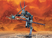 Сборная миниатюра из смолы TZEENTCH SORCERER BLI WH - фото