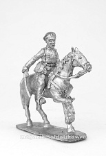 Сборная фигура из металла Казачий офицер с саблей, 1918-1922 гг. 28 мм, Figures from Leon - фото