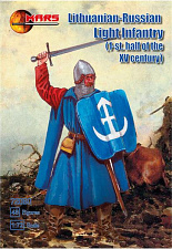 Солдатики из пластика Русско-литовская легкая пехота, 1 половина XV века, (1/72) Mars - фото