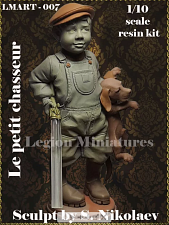 Сборная миниатюра из смолы Le petit chasseur, 1/10, Legion Miniatures - фото