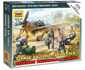 Солдатики из пластика Немецкие авиатехники (1:72) Звезда - фото