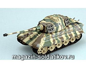 Масштабная модель в сборе и окраске Танк «Тигр» II Pz.Abt.505 (башня Хеншель) 1:72 Easy Model - фото