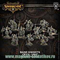 Сборная миниатюра из металла PIP 34101 Cryx Bane Knights Unit BOX Warmachine (PIP-34101) (PIP-34101)