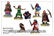 Фигурки из металла WG 58 Фракийские женщины холмов, (28 mm) Foundry - фото