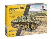 Сборная модель из пластика Semovente M42 da 75/34 новая версия (1/35) Italeri - фото