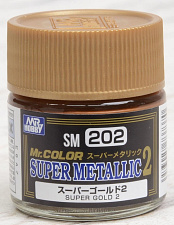 Краска художественная 10 мл. Super Gold 2, Mr. Hobby. Краски, химия, инструменты - фото