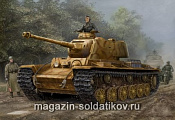 Сборная модель из пластика Немецкий танк Pz.Kpfw KV-1 756 (1/48) Hobbyboss - фото