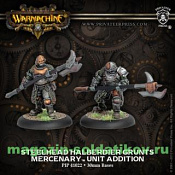 PIP 41022 Mercenary Steelhead halberdiers (2) BLI, Warmachine - фото