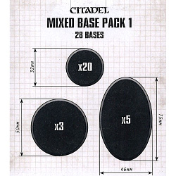 Сборные фигуры из пластика Citadel Mixed Base Pack 1 (66-19) (66-19)