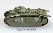 Масштабная модель в сборе и окраске Танк B1bis, Париж, 1944г. 1:72 Easy Model - фото