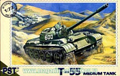 Сборная модель из пластика Средний танк T-55, 1:72, PST - фото