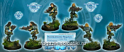 Сборная фигура из металла Регулярные Войска Аконтесименто (Combi Rifle, Combi Rifle + Light GL) Infinity - фото