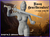 Сборная миниатюра из смолы Rosy Heartbreaker! 1/9, Legion Miniatures - фото