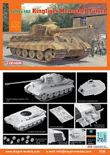 Сборная модель из пластика Д Танк KINGTIGER ХЕНШЕЛЬ (1:72) Dragon - фото