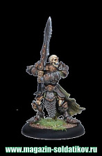 Сборные фигуры из металла PIP 41030 Mercenary Risen Thrall Warrior (1) BLI Warmachine - фото