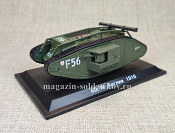 Масштабная модель в сборе и окраске Танк Mark IV Англия (1916), 1:72, Боевые машины мира - фото