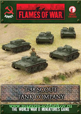 T-38 Scout tank company, (15мм) Flames of War - фото