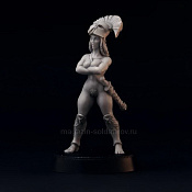 Female Greek Hoplite Commander (General) 28 mm, Brother Vinni's - фото