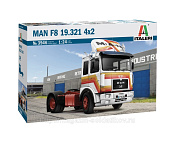 Сборная модель из пластика ИТ Man F8 19.321 2 Axle Tractor (1/24) Italeri - фото