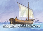 Сборная модель из пластика Средневековая шлюпка (1/72) Звезда - фото