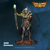 Сборная миниатюра из смолы Necromancer (2 Arm Variants) В СБОРЕ, First Legion - фото