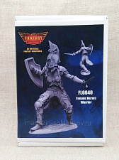 Сборная миниатюра из смолы Female Heroic Warrior, First Legion - фото