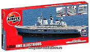 Сборная модель из пластика А Корабль ILLUSTRIOUS (1/350) Airfix - фото