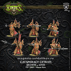 PIP 74069 Skorne Cataphract Cetrati PLASTIC BOX Warmachine (PIP-74069) (PIP-74069)