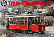 Сборная модель из пластика Трамвай серии Х MW Military Wheels (1:72) - фото